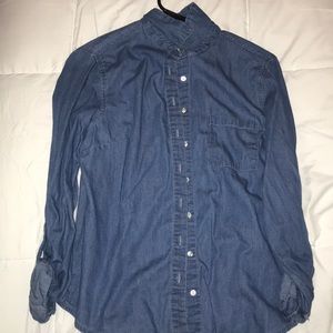Denim Shirt : Size L